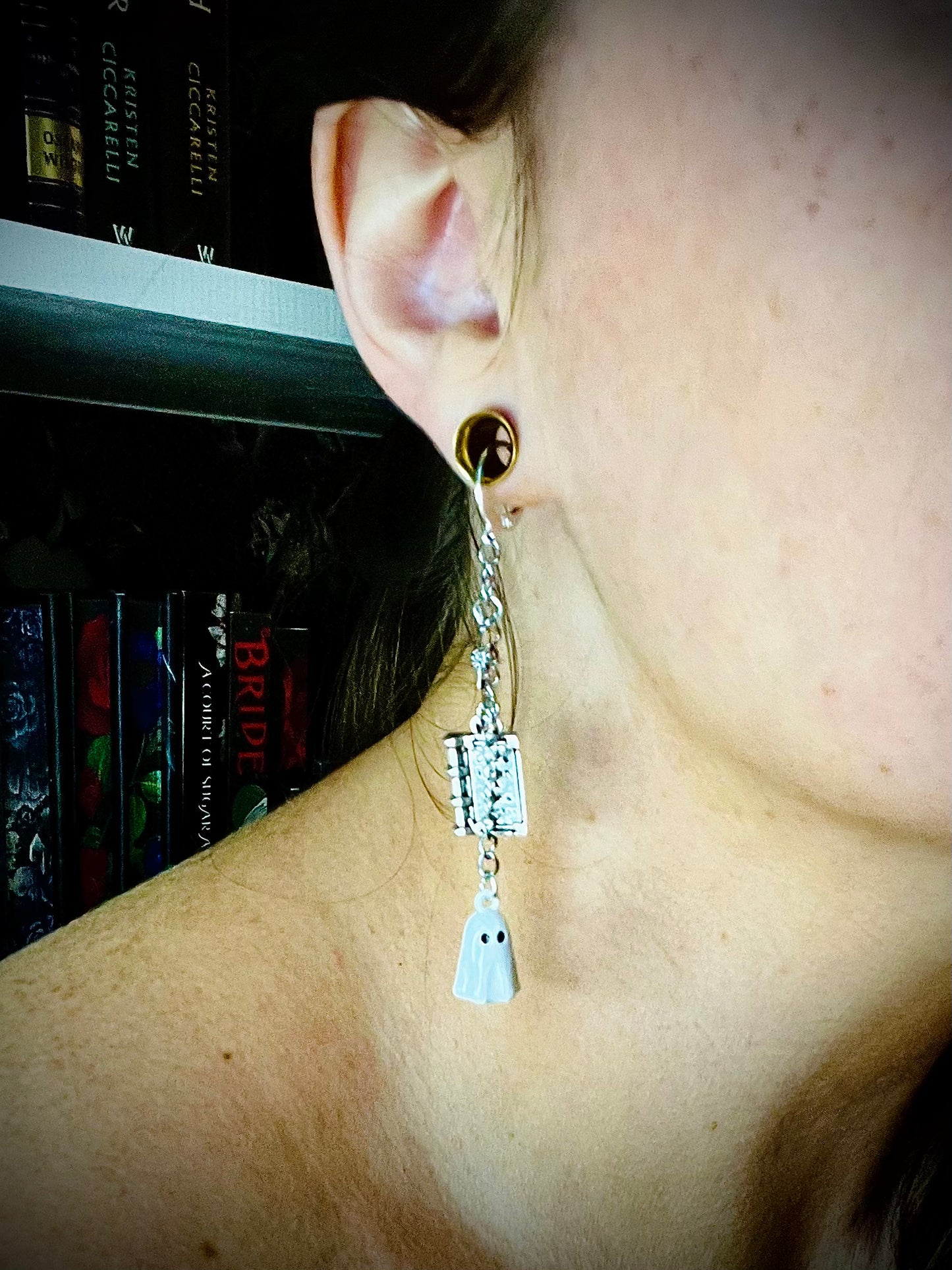 Ghost Charm Earrings