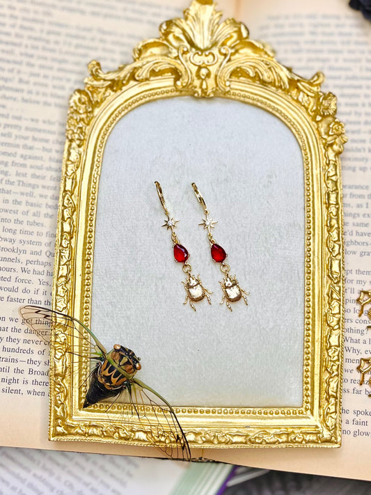Scarab Earrings