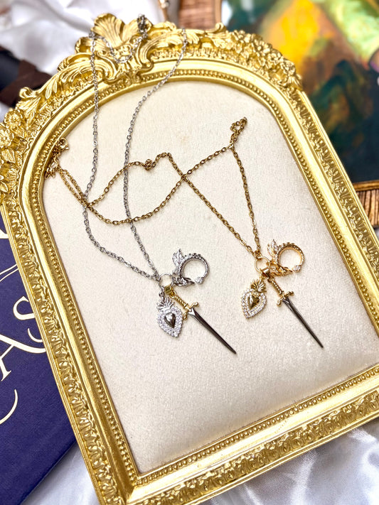 Entwined Cluster Necklace