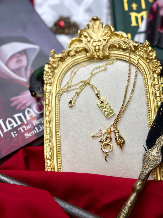Rose in a Graveyard Necklace