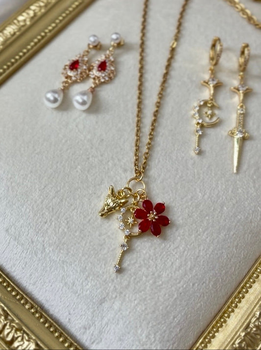 "Reap" Cluster Necklace