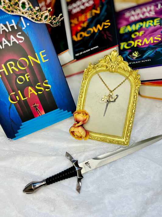 "Fireheart" Cluster Necklace