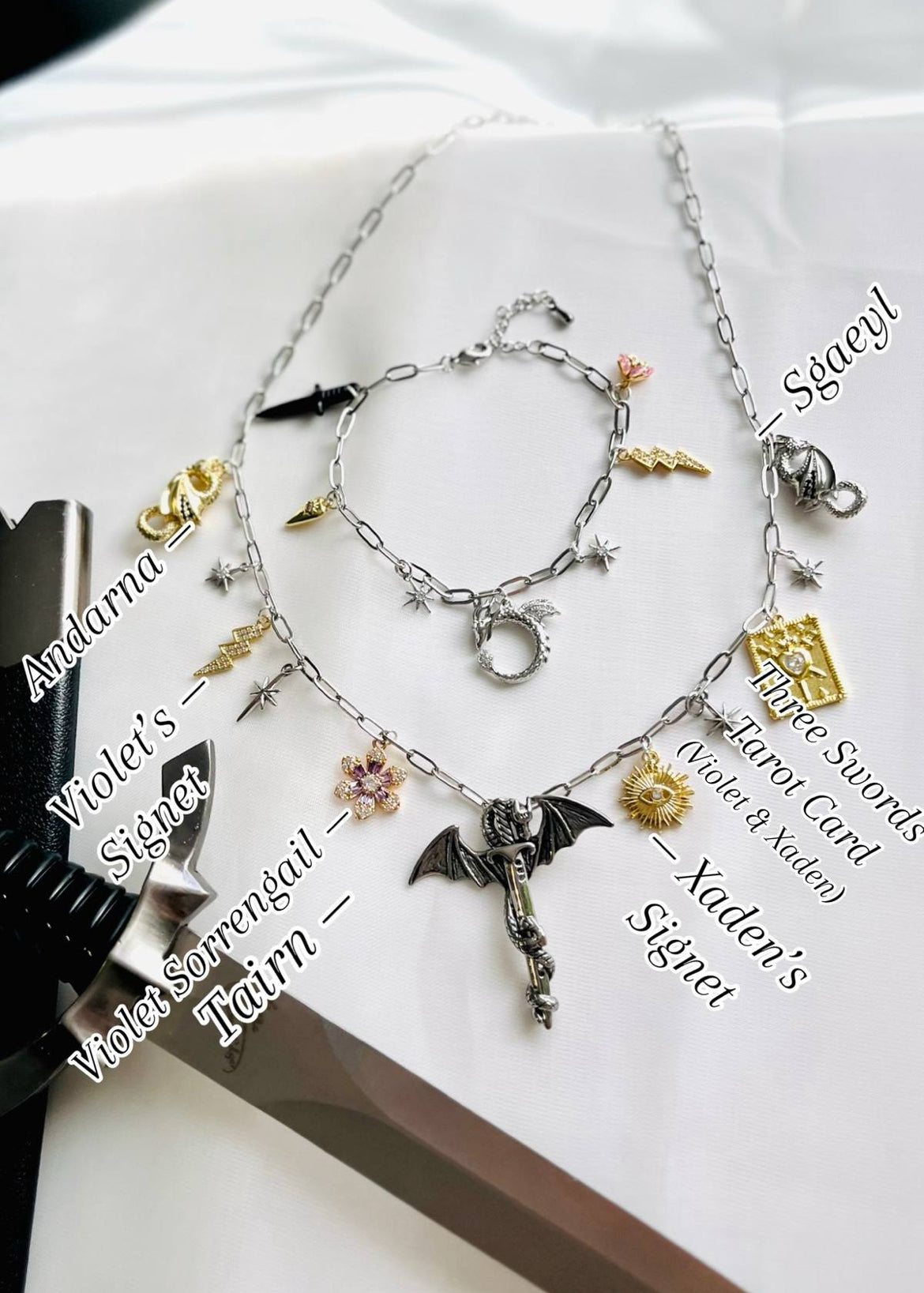 Fourth Wing Necklace