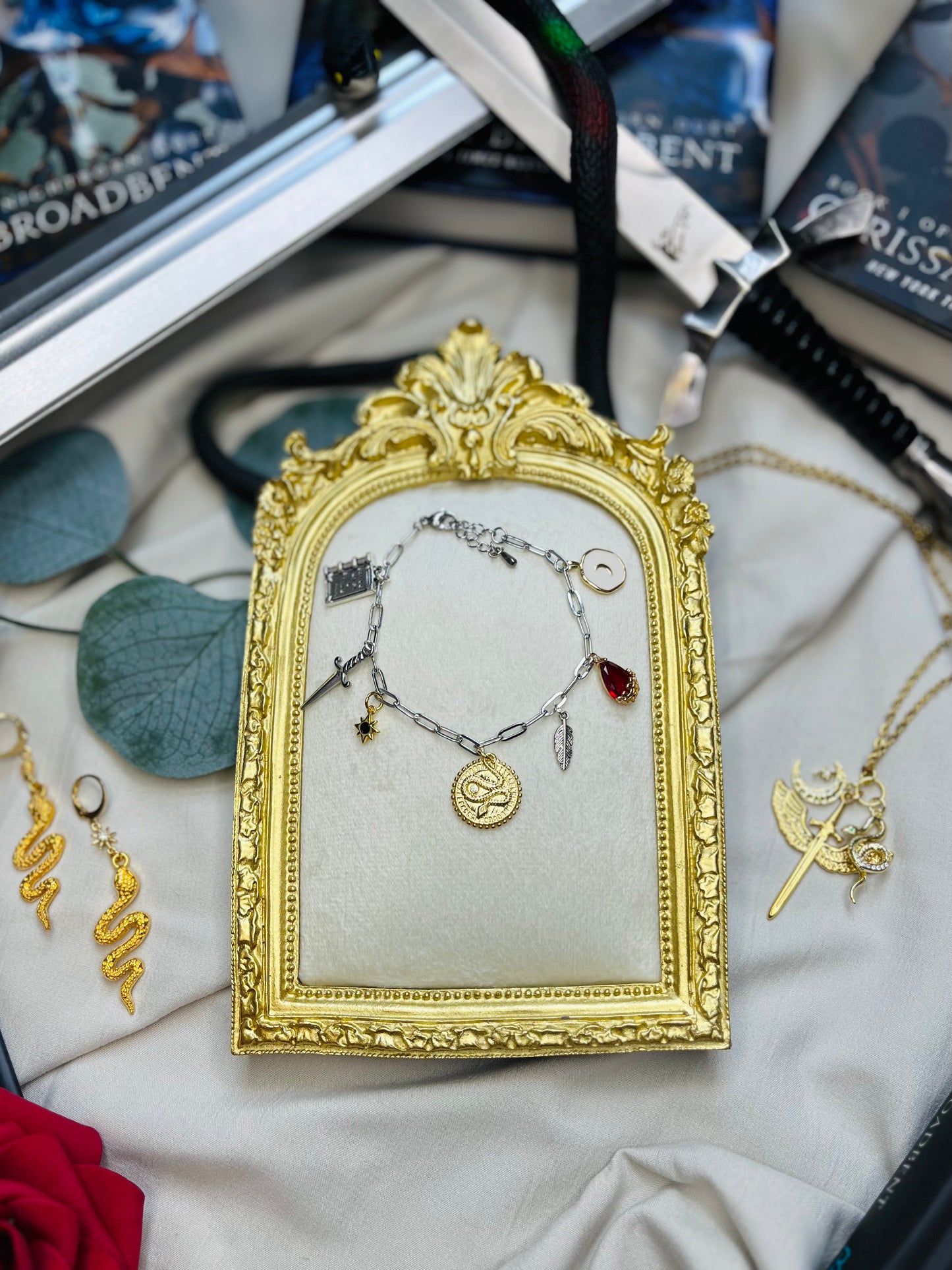 Crowns of Nyaxia Charm Bracelet