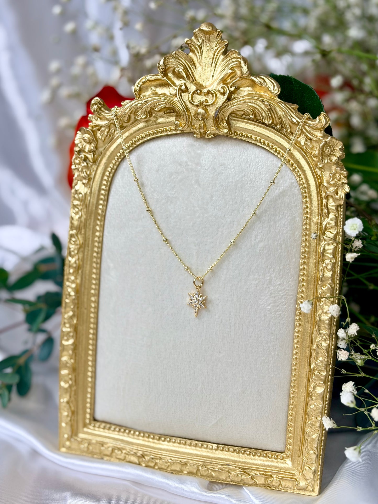 Eight Pointed Star Necklace
