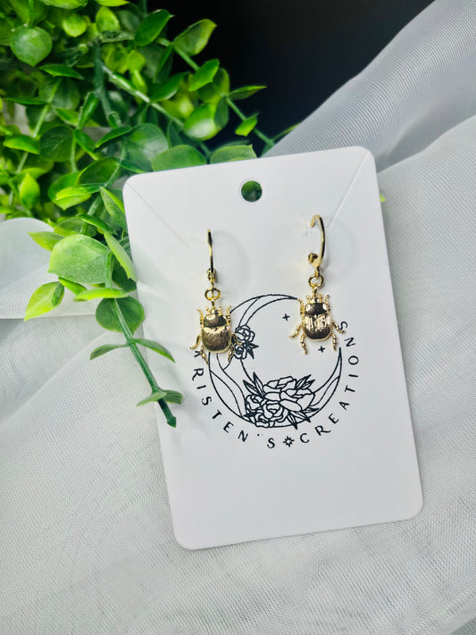 Beetle Earrings