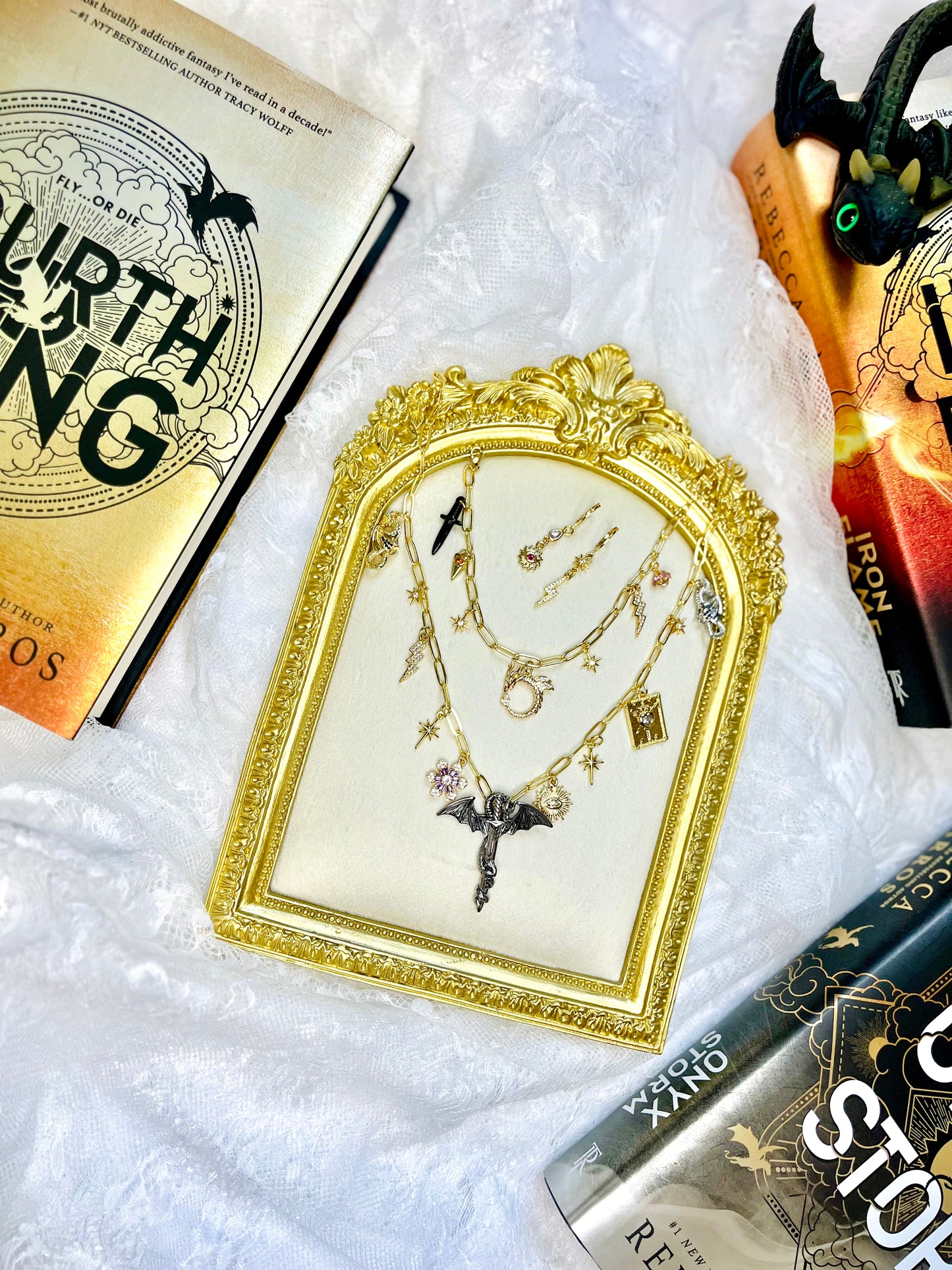 Fourth Wing Charm Bracelet