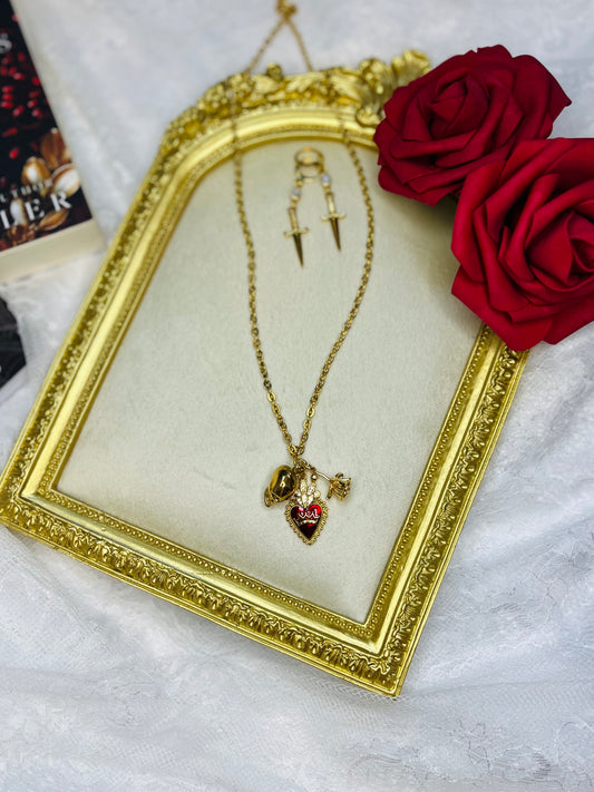 Dark Romance Cluster Necklace