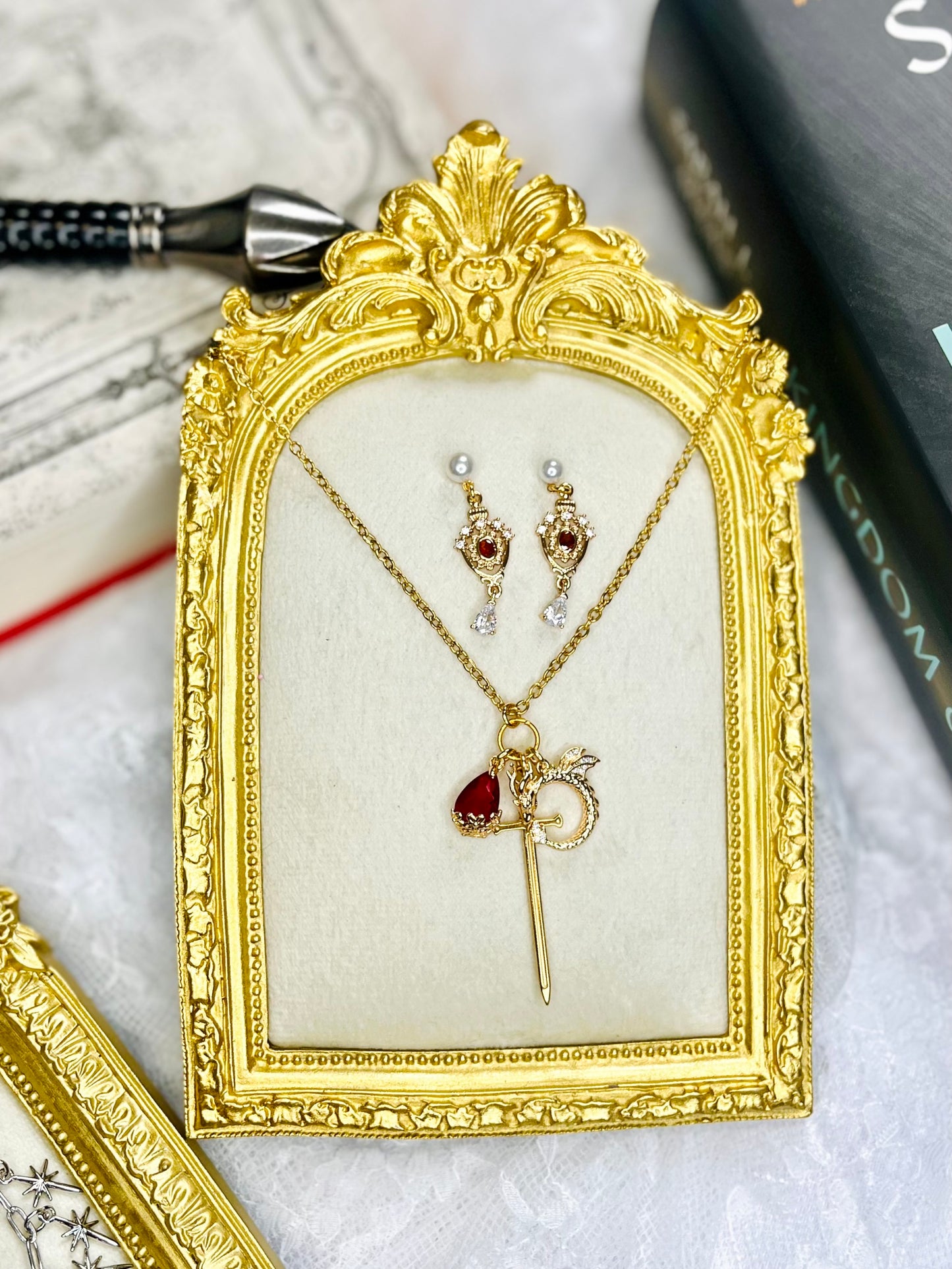 "Witchling" Cluster Necklace